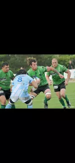 Antoine Derrstroff en match de rugby